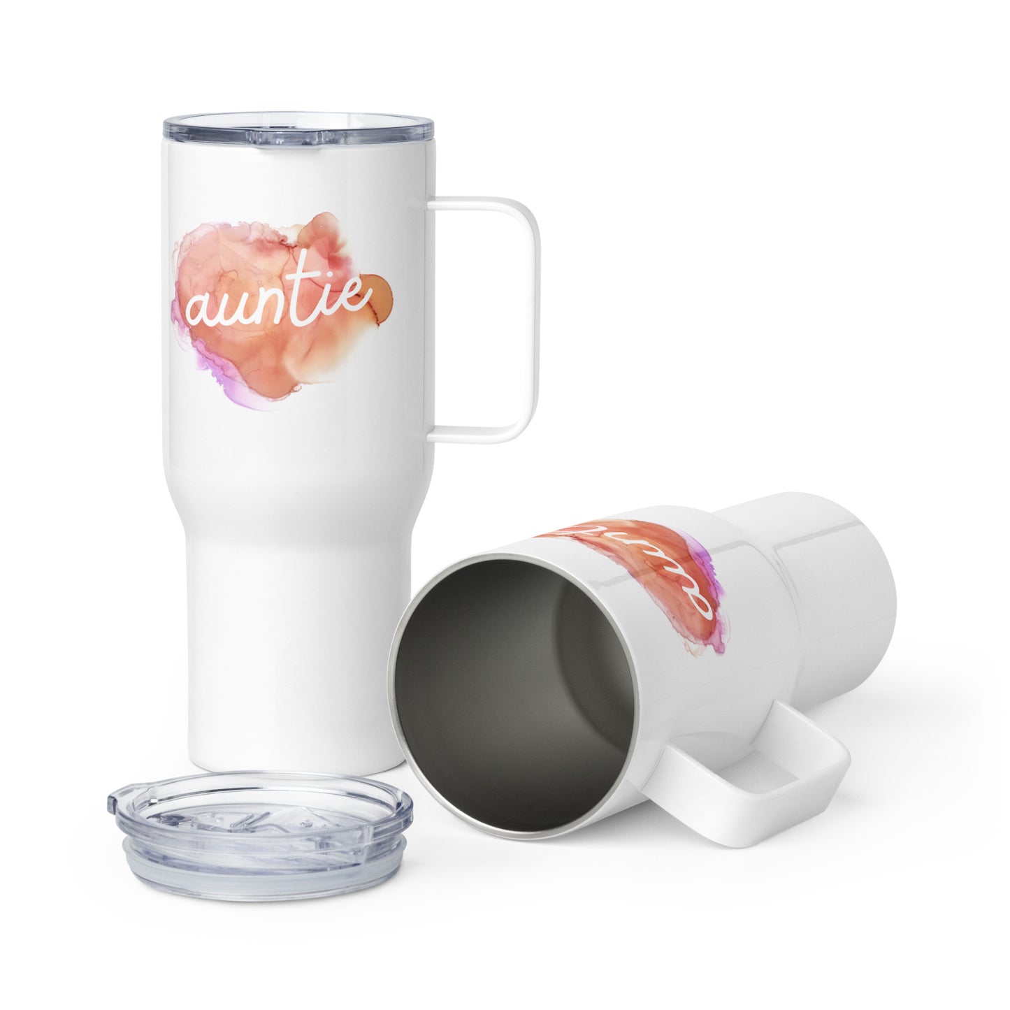 Auntie Travel mug with a handle