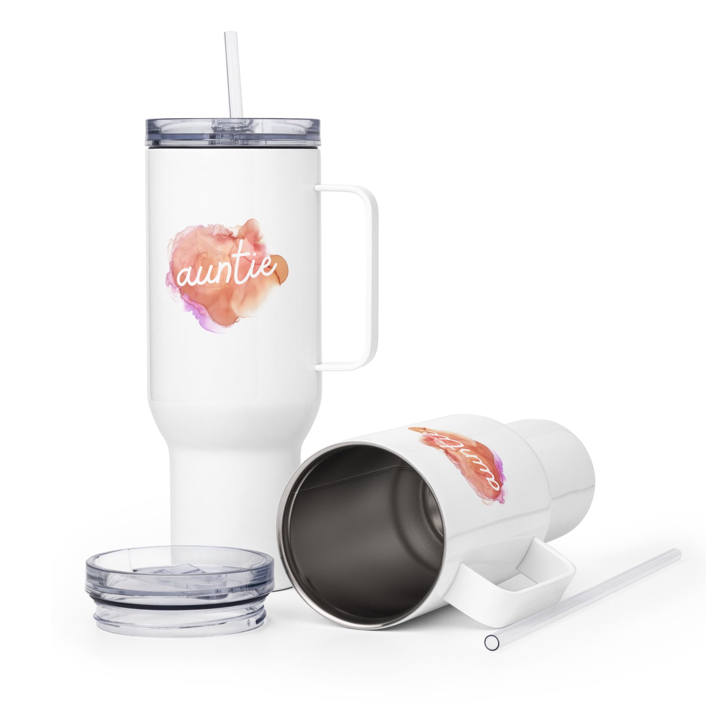 Auntie Travel mug with a handle