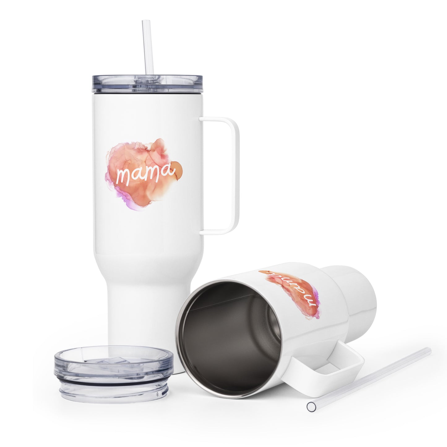 Mama Travel mug with a handle